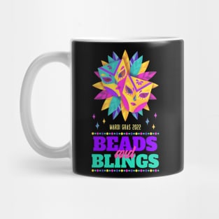 Carnival Party Mardi Gras 2022 Beads And Blings Mug